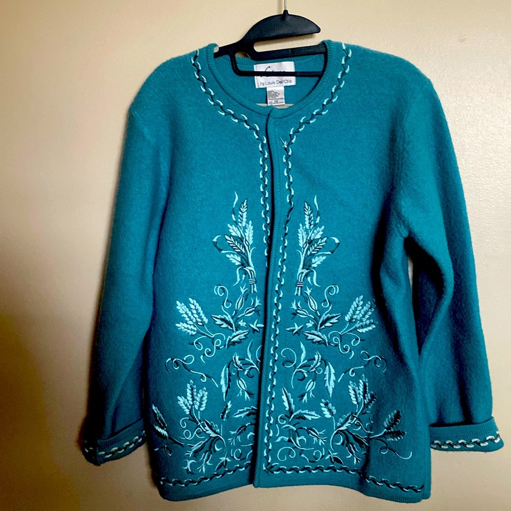 Aqua wool jacket